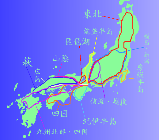 japan map